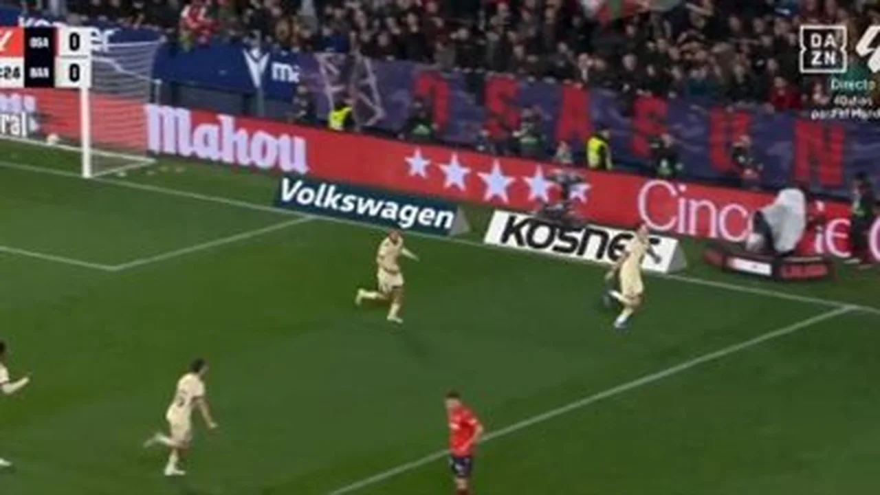 برشلونة.. روبرت ليفاندوفسكي يحرز الهدف الأول لـ برشلونة في مرمى أوساسونا بالدوري الإسباني